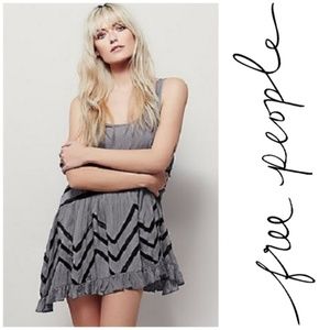 Free People I Voile & Lace Trapeze Slip Dress